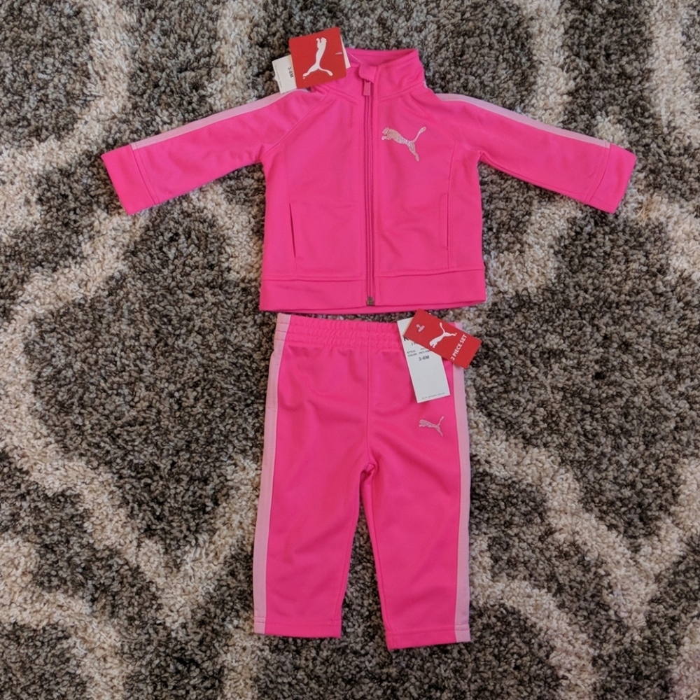 💖NWT 💖Puma 2 piece track suit baby girl